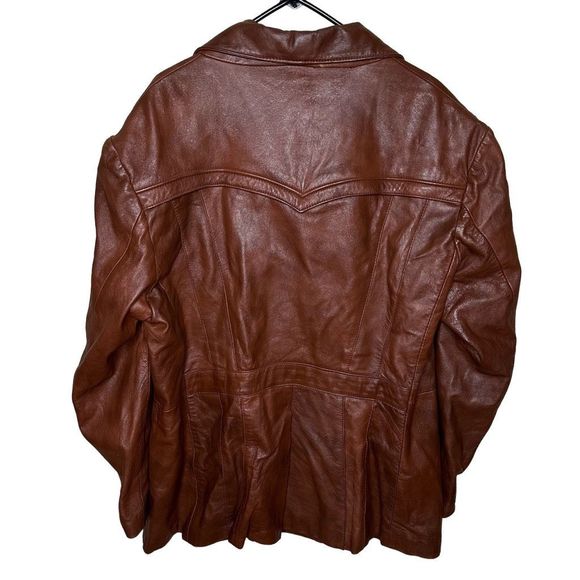 Vintage Bernardo Leather Jacket 54 - Picture 2 of 3